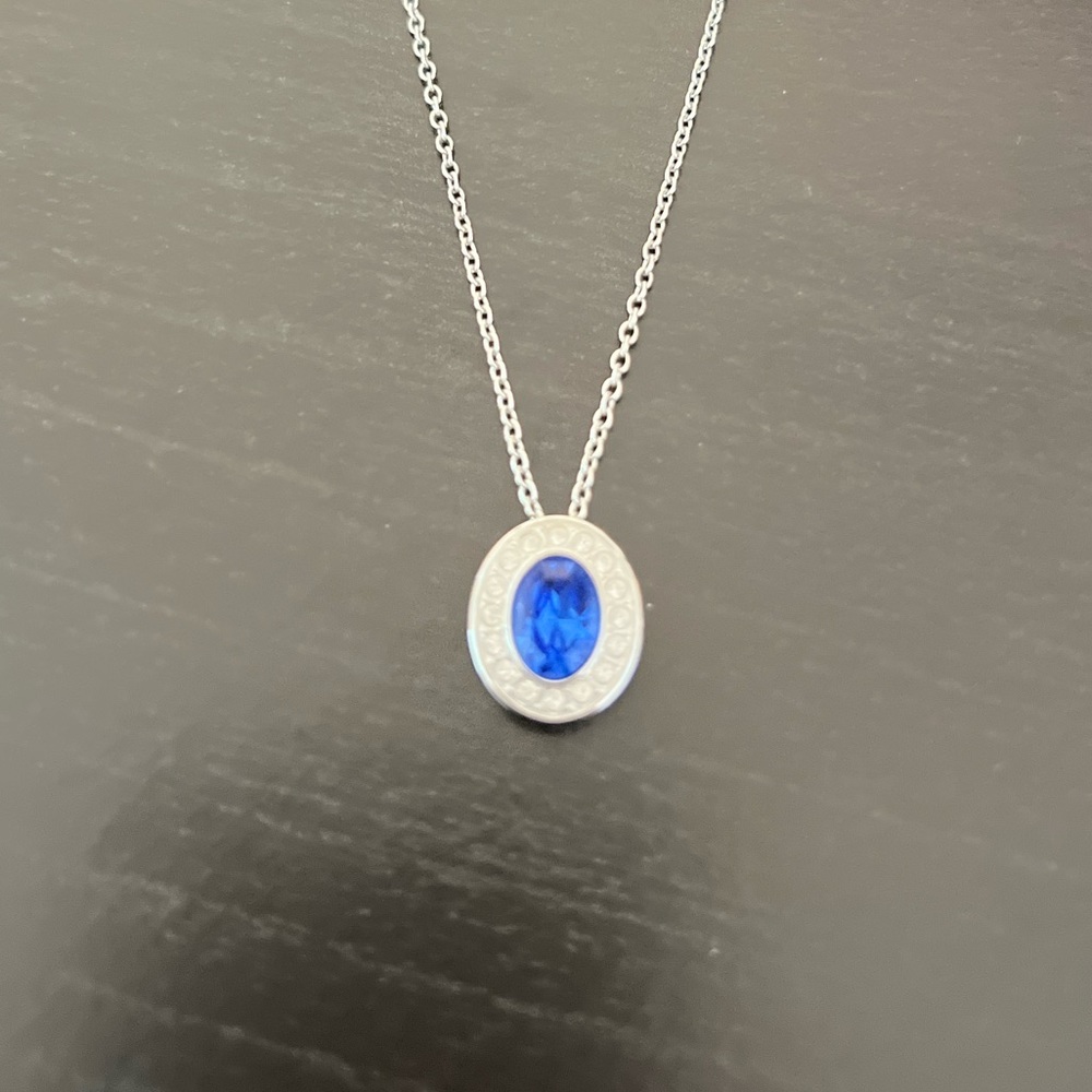 Swarovski Blue Pendant